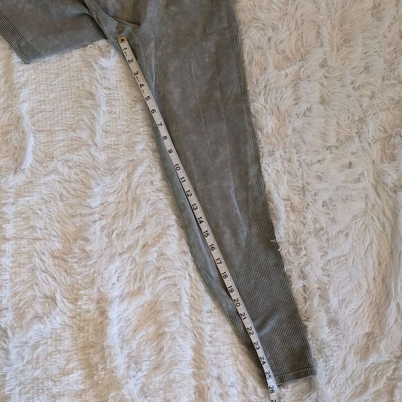 Victoria's Secret PINK Womens M Seamless Leggings Seasalt Green Gym Workout Run - Picture 7 of 9